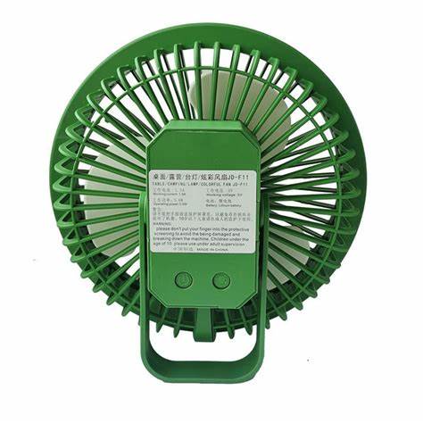 پنکه رو میزی مدل JD-F11 چراغ دار