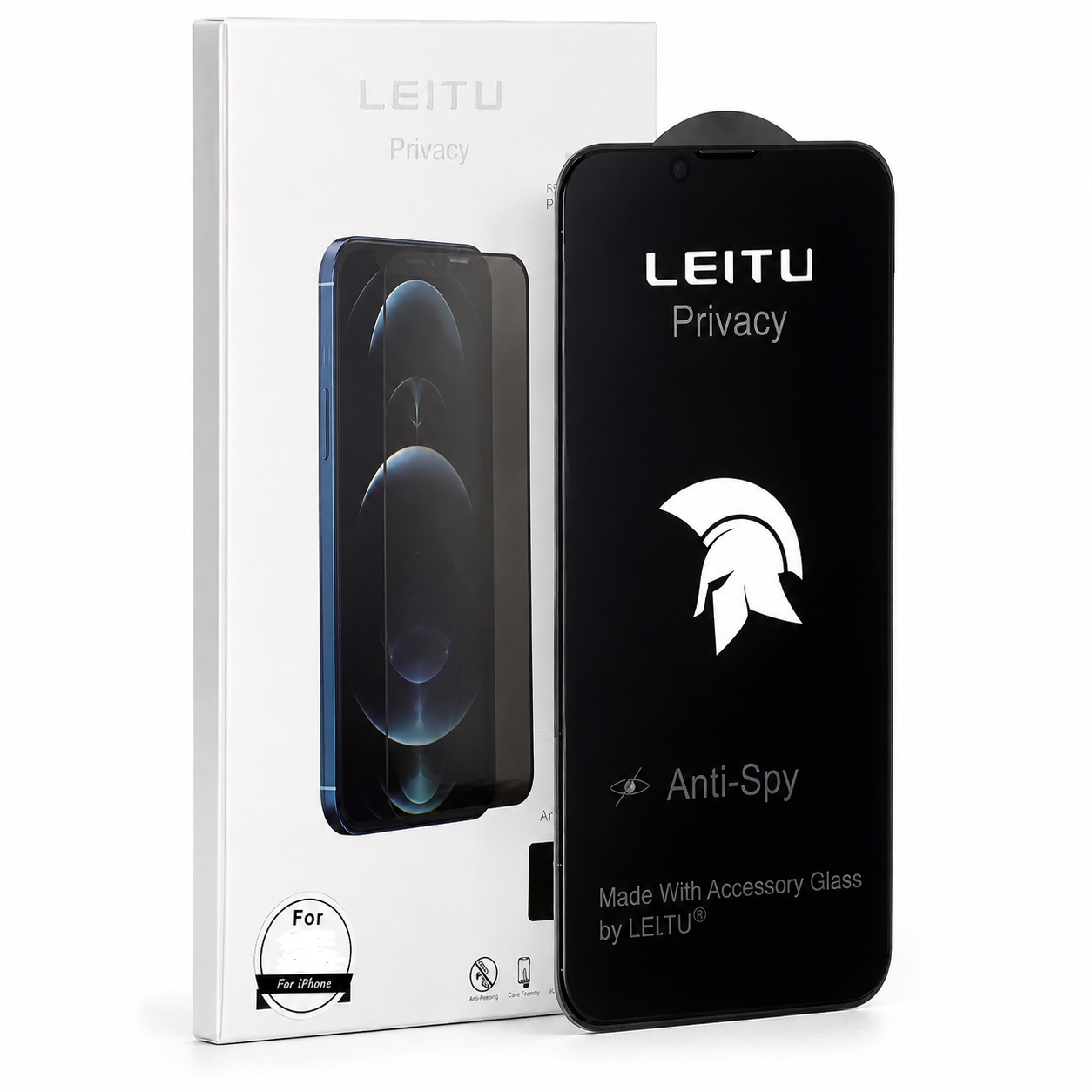 محافظ صفحه نمایش لیتو مدل PRIVACY مناسب برای گوشی موبایل اپلIPHONE X /XS /11Pro