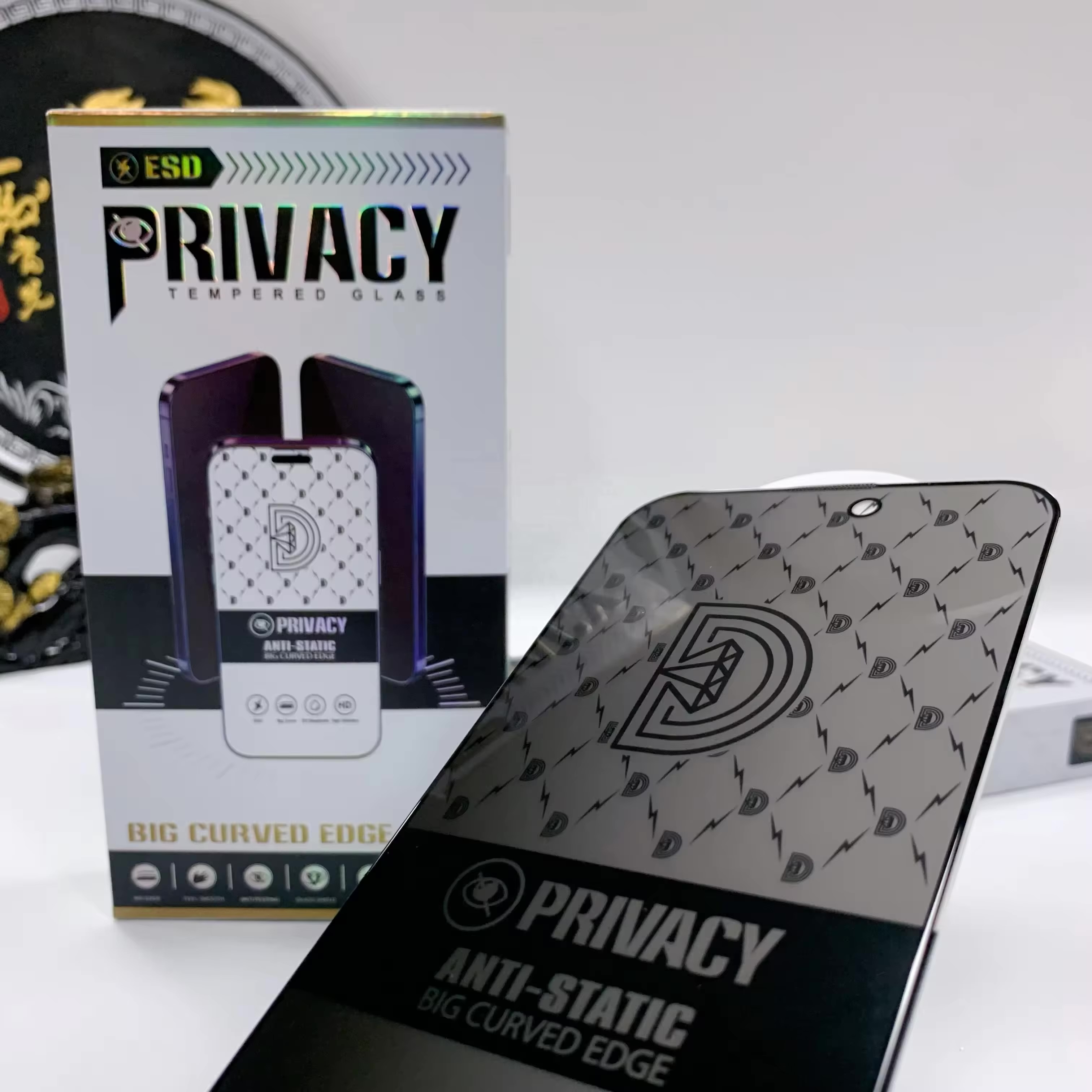 محافظ صفحه نمایش ESD مدل PRIVACY مناسب برای گوشی موبایل اپلIPHONE 1۷ Air