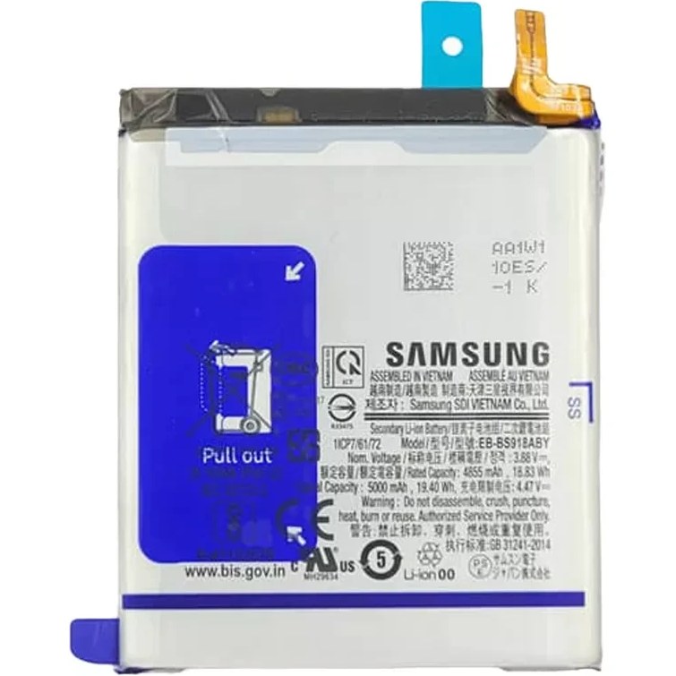باتری اصلی سامسونگ Samsung S20 Ultraهمراه با سه ما گارنتی شرکتی تقویتی با هلس ۱۳۰٪